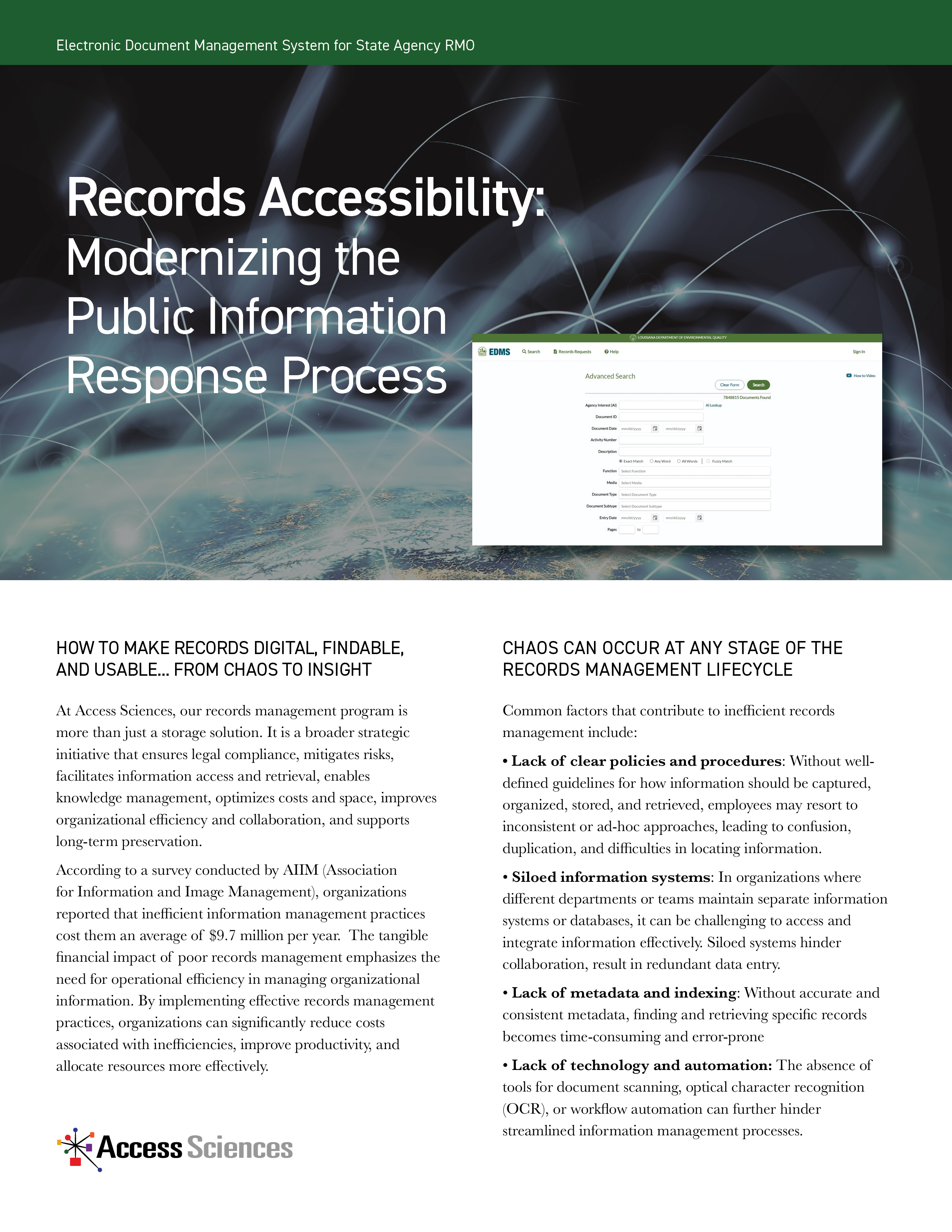 Modernizing Public Records Accessibility for State Agencies